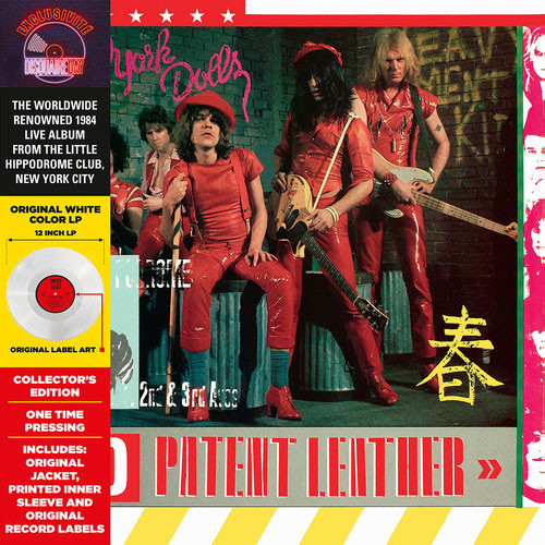 The New York Dolls Red Patent Leather LP (White Vinyl) 1