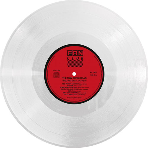 The New York Dolls Red Patent Leather LP (White Vinyl) 3