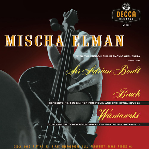 Mischa Elman Bruch & Wieniawski Concertos 180g Import LP 1