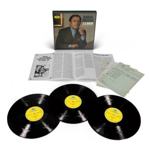 Nathan Milstein Bach Sonatas & Partitas Hand-Numbered Limited Edition Half-Speed Mastered 180g 3LP Box Set 2