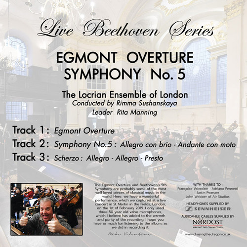 The Locrian Ensemble of London Live Beethoven Series: Egmont Overture & Symphony No. 5 Import CD 2
