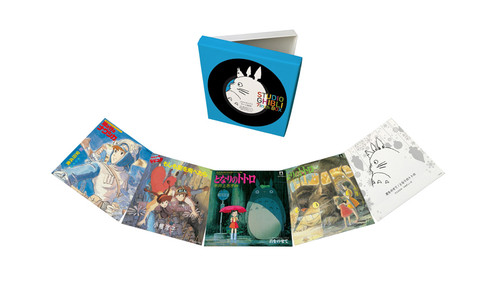 Joe Hisaishi Studio Ghibli Theme Songs 45rpm 7" Vinyl 5 Disc Box Set