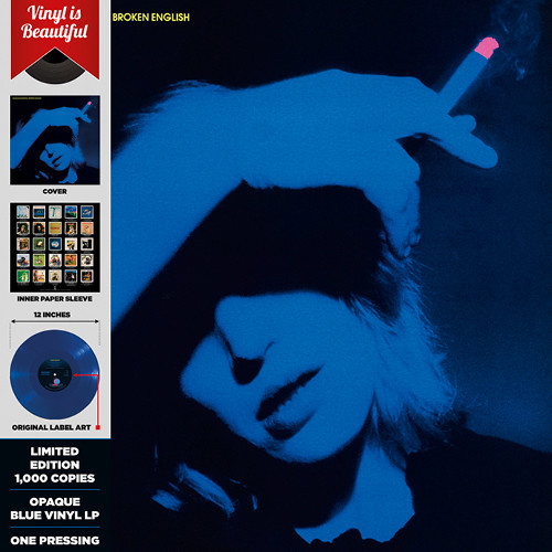 Marianne Faithfull Broken English LP (Opaque Blue Vinyl) 1