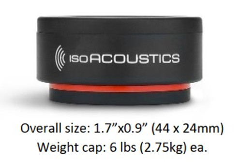 IsoAcoustics ISO-PUCK mini Equipment Isolators (Set of 8)