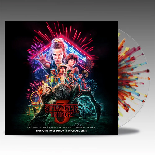 Kyle Dixon & Michael Stein Stranger Things 3 Score 2LP (Fireworks Splatter Vinyl) 3