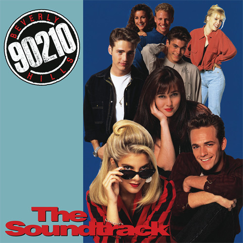 The Beverly Hills 90210 The Soundtrack LP (Translucent Aqua Vinyl) 1