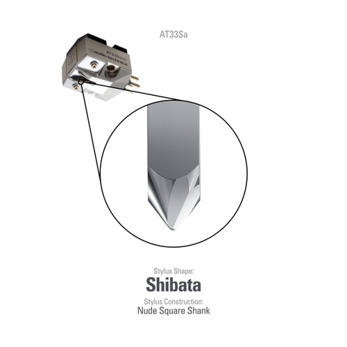 Audio-Technica AT33SA Dual Moving Coil Cartridge (Shibata Line Contact) 2