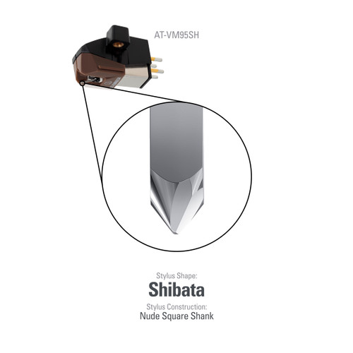 Audio-Technica AT-VM95SH Dual Moving Magnet Cartridge (Shibata) 3