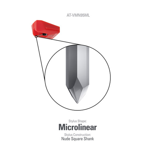 Audio-Technica AT-VMN95ML Replacement Stylus (Microlinear) 2