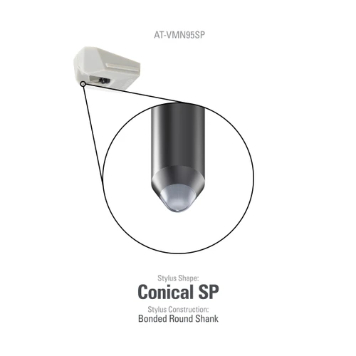 Audio-Technica AT-VMN95SP Replacement Stylus (Conical Bonded) 2
