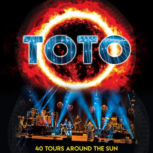 Toto 40 Tours Around the Sun 3LP (Blue & Orange Starburst Swirl Vinyl) 1