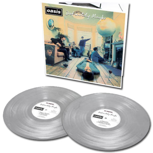 Oasis Definitely Maybe 2LP (Silver Vinyl) 2