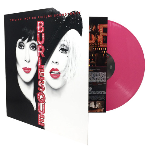 Cher & Christina Aguilera Burlesque Soundtrack LP (Hot Pink Vinyl) 2
