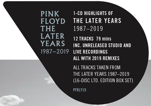 Pink Floyd The Later Years 1987-2019: Highlights CD