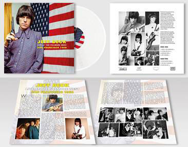 Jeff Beck Live At The Fillmore West 1968 Hand-Numbered Limited Edition 180g Import LP (White Vinyl) 2