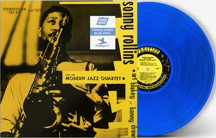 Sonny Rollins Sonny Rollins With The Modern Jazz Quartet LP (Translucent Blue Vinyl) 3