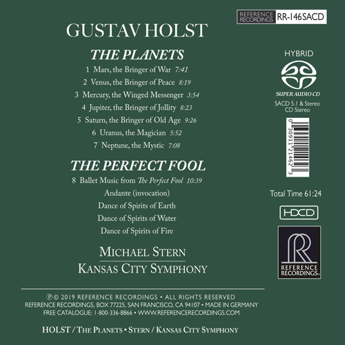 Holst The Planets & The Perfect Fool Hybrid Stereo SACD