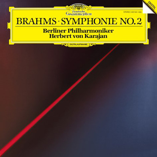 Herbert von Karajan Brahms Symphony No. 2 180g Import LP 1