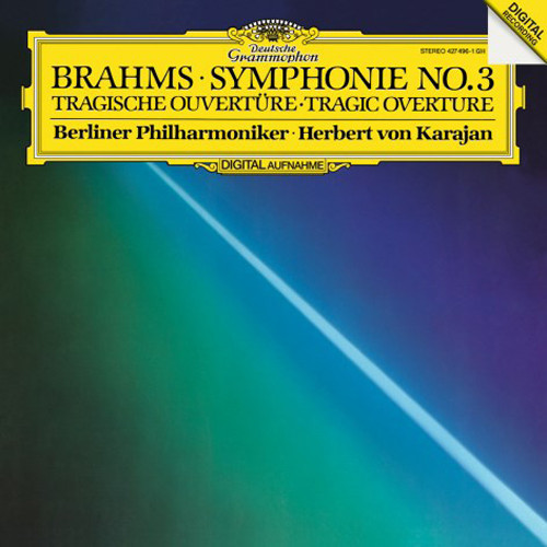 Herbert von Karajan Brahms Symphony No. 3, Tragic Overture 180g
