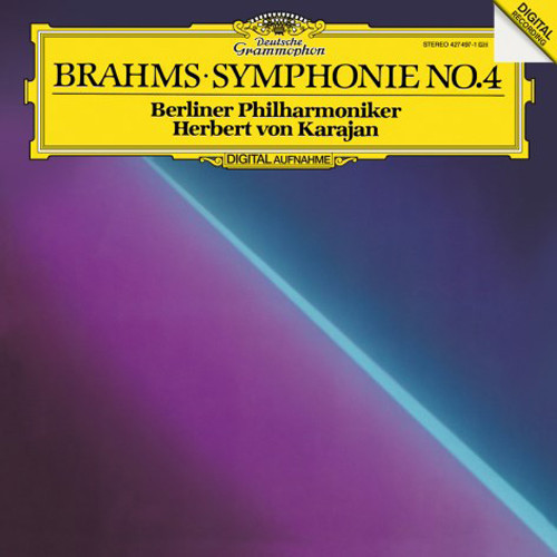 Herbert von Karajan Brahms Symphony No. 4 180g Import LP