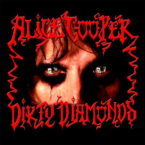 Alice Cooper Dirty Diamonds LP (Transparent Red Vinyl) 1