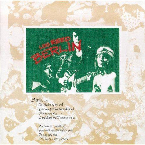 Lou Reed Berlin LP Sony Legacy 1