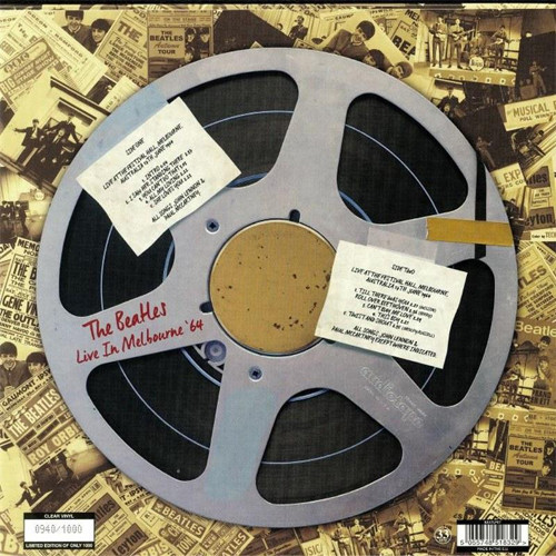The Beatles Live In Melbourne '64 Numbered Limited Edition 10" Vinyl (Clear Vinyl) 2
