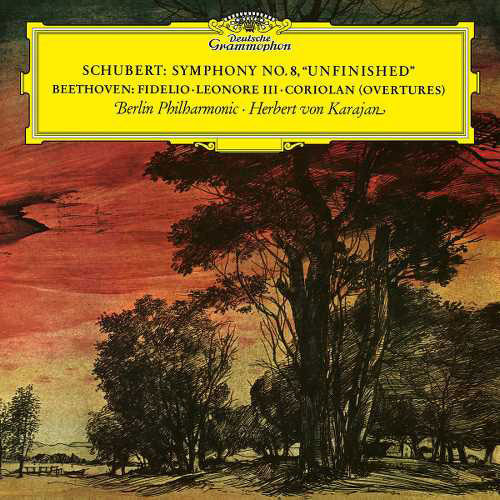 Herbert von Karajan Schubert, Beethoven Symphony No. 8 & Overtures 180g LP 1