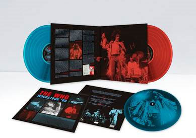The Who Woodstock '69 Hand-Numbered Limited Edition 180g Import 2LP (Red & Blue Vinyl) 2