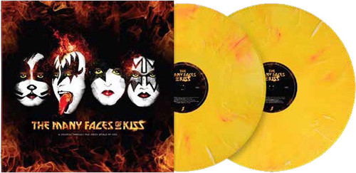 KISS The Many Faces of KISS 180g 2LP (Yellow Splatter Vinyl) 2