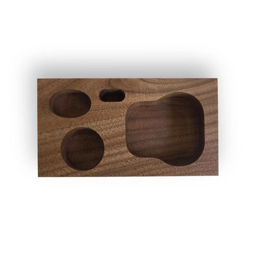 GrooveWasher Walnut Display Block 2