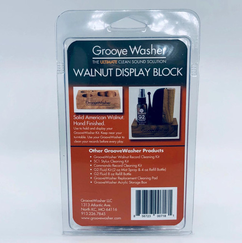 GrooveWasher Walnut Display Block 5