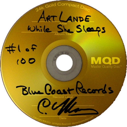 Art Lande While She Sleeps Collector's Edition MQD Gold CD