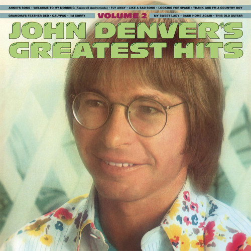 John Denver Greatest Hits Volume Two 180g LP (Translucent Gold & Blue Swirl Vinyl)