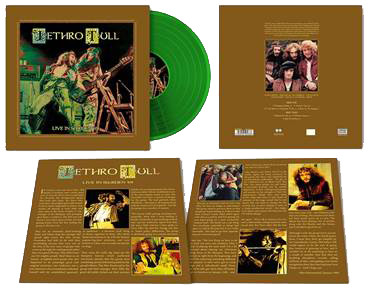 Jethro Tull Live in Sweden '69 Hand-Numbered 180g Import LP (Green Vinyl) 2