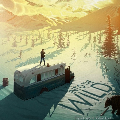 Michael Brook Into the Wild Score 2LP (Ice Blue Vinyl) 1