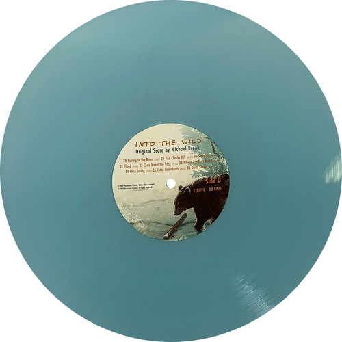 Michael Brook Into the Wild Score 2LP (Ice Blue Vinyl) 2
