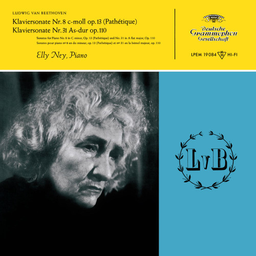 Elly Ney Beethoven Piano Sonatas Nos. 8, 14, 23, 31 180g Import 2LP 1