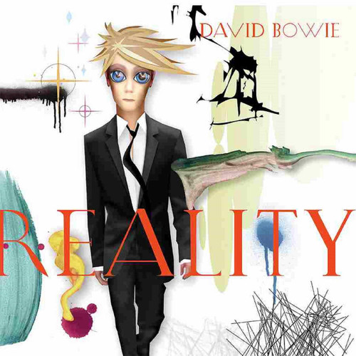 David Bowie Reality 180g LP (White & Blue Swirl Vinyl)