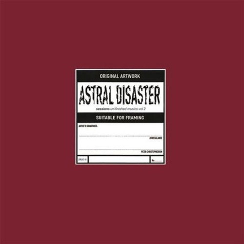 Coil Astral Disaster Sessions Un/finished Musics Vol. 2 LP 1
