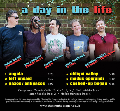 Quentin Collins All Star Quintet A Day In The Life Import CD 2