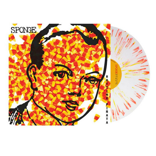 Sponge Rotting Pinata 180g LP (White w/Yellow & Orange Splatter Vinyl) 1