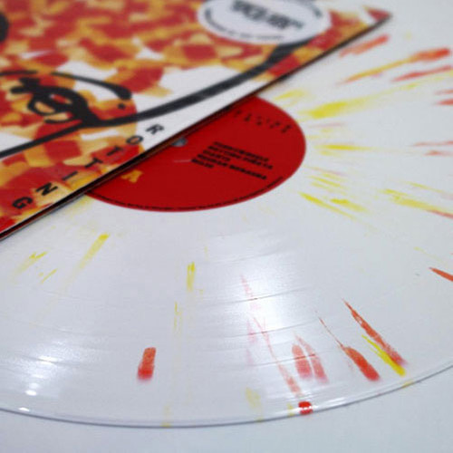 Sponge Rotting Pinata 180g LP (White w/Yellow & Orange Splatter Vinyl) 3