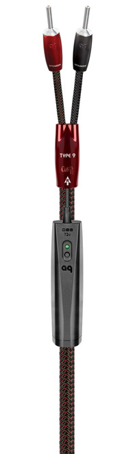 AudioQuest Type 9+DBS Speaker Cables (10 Feet, Multi-Spade Termination) 2