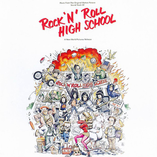 Rock 'N' Roll High School Soundtrack LP (Fire-Colored Vinyl) Scratch & Dent