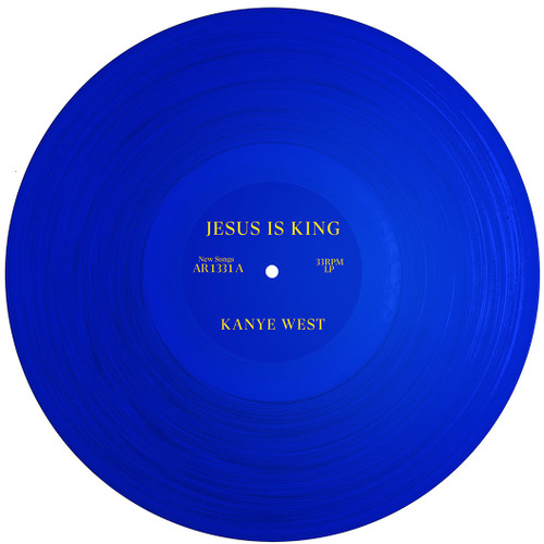 Kanye West Jesus Is King LP (Translucent Blue Vinyl) 1