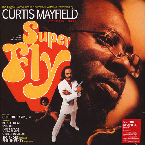 Curtis Mayfield Superfly Soundtrack 2LP (Orange Vinyl) 1