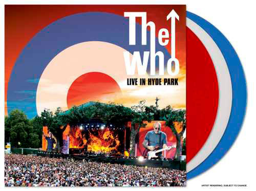 The Who Live in Hyde Park 180g 3LP (Red, White & Blue Vinyl) 3