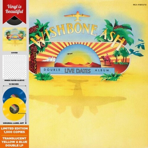 Wishbone Ash Live Dates 2LP (Translucent Yellow & Blue Vinyl)