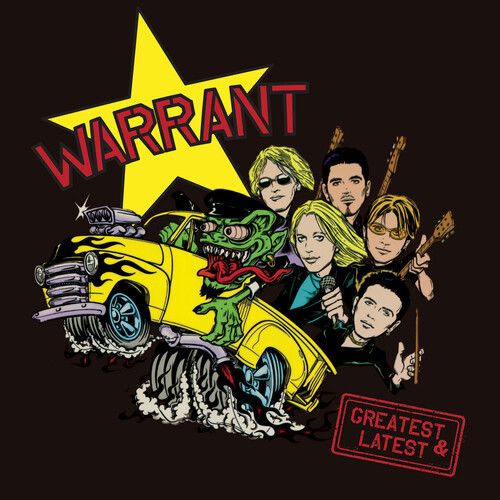 Warrant Greatest & Latest LP (Cherry Splatter Vinyl) 1